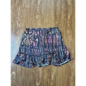 Dona Jo Skort Athletic Skirt Womens Sz 3 US XL Geometric Tennis Golf Pickle Ball